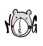 くまのごろうちゃん（個別スタンプ：4）