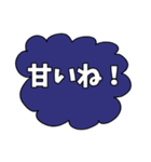 アメリカ風の吹き出しで気持ちを伝える JP（個別スタンプ：30）