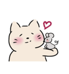 猫とねずみのゆるゆるスタンプ（個別スタンプ：15）