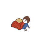 こたつから出られない（個別スタンプ：15）
