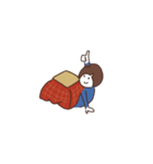 こたつから出られない（個別スタンプ：16）