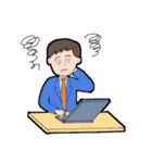 頑張っている人々（個別スタンプ：9）