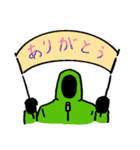 無表情で意思疎通するマン＜やわらか編＞（個別スタンプ：6）
