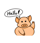 豚物語-日常篇 #1（個別スタンプ：1）