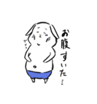 メタボなうさぎ（個別スタンプ：6）