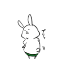 メタボなうさぎ（個別スタンプ：16）