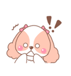 毎日使えるキャバリアももちゃんのスタンプ（個別スタンプ：6）