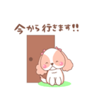 毎日使えるキャバリアももちゃんのスタンプ（個別スタンプ：9）