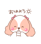 毎日使えるキャバリアももちゃんのスタンプ（個別スタンプ：19）