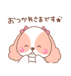 毎日使えるキャバリアももちゃんのスタンプ（個別スタンプ：20）