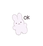 ふわふわうさちゃん（個別スタンプ：9）