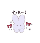 ふわふわうさちゃん（個別スタンプ：12）