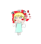 わかなちゃんが真心込めたスタンプです。（個別スタンプ：6）
