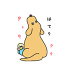 ゴールデンレトリバーのemmaちゃん（個別スタンプ：1）