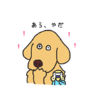 ゴールデンレトリバーのemmaちゃん（個別スタンプ：4）