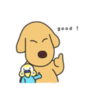 ゴールデンレトリバーのemmaちゃん（個別スタンプ：12）