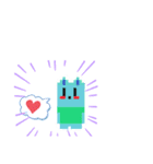 女の子＆オリジナルキャラクター（個別スタンプ：3）