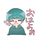 パーカー男子くん（個別スタンプ：7）