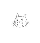 ねこが色々な表情をしているスタンプ（個別スタンプ：8）