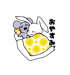 ねずみどんとうさぎどん(増量版)（個別スタンプ：2）