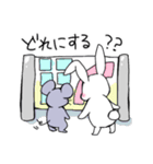 ねずみどんとうさぎどん(増量版)（個別スタンプ：19）
