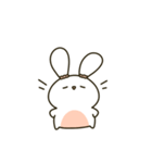 かわいい貪欲なウサギ（個別スタンプ：1）