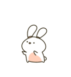 かわいい貪欲なウサギ（個別スタンプ：3）