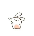 かわいい貪欲なウサギ（個別スタンプ：7）