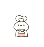 かわいい貪欲なウサギ（個別スタンプ：9）