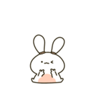 かわいい貪欲なウサギ（個別スタンプ：10）