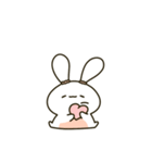 かわいい貪欲なウサギ（個別スタンプ：11）