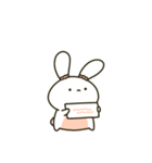 かわいい貪欲なウサギ（個別スタンプ：13）
