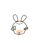 かわいい貪欲なウサギ（個別スタンプ：17）