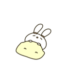 かわいい貪欲なウサギ（個別スタンプ：20）