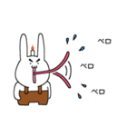 ちょっとうざい燃焼うさぎのスタンプ（個別スタンプ：26）