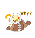 寒さになんか負けないぞ！オカメです。（個別スタンプ：9）