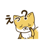 ゆるいきつねスタンプ（個別スタンプ：25）