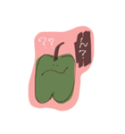 きゅうりくんとピーマンの肉ずめ（個別スタンプ：6）