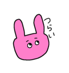 色の濃いウサギ（日常）（個別スタンプ：31）