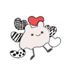 いろんなうさぎおばけ（個別スタンプ：1）