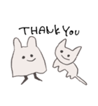 いろんなうさぎおばけ（個別スタンプ：10）