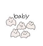 いろんなうさぎおばけ（個別スタンプ：29）