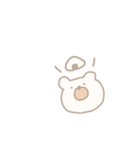 ゆるすぎないくま。（個別スタンプ：1）