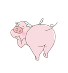 天使ぶたちゃん（個別スタンプ：3）