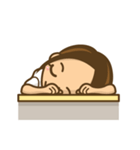 女の子のかわいい仕草と表情（個別スタンプ：9）