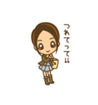 女の子のかわいい仕草と表情（個別スタンプ：12）