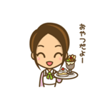 女の子のかわいい仕草と表情（個別スタンプ：26）