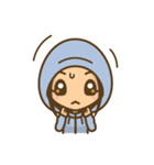 女の子のかわいい仕草と表情（個別スタンプ：32）