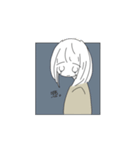 ちみっと病み期の女の子（個別スタンプ：2）