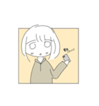 ちみっと病み期の女の子（個別スタンプ：4）
